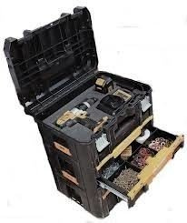 DeWalt TSTAK COMBO zestaw walizek skrzyń narzędziowych