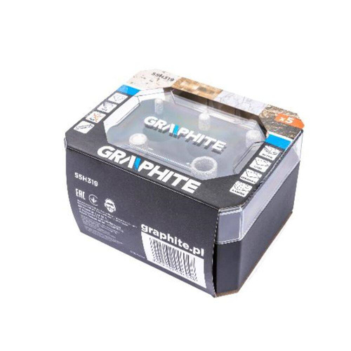 Zestaw 5 szt. otwornic diamentowych Graphite 55H319