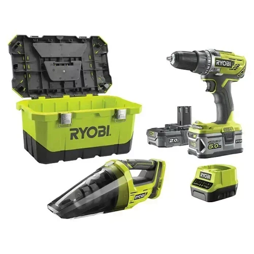 Zestaw elektronarzędzi Ryobi R18DD3-252VT