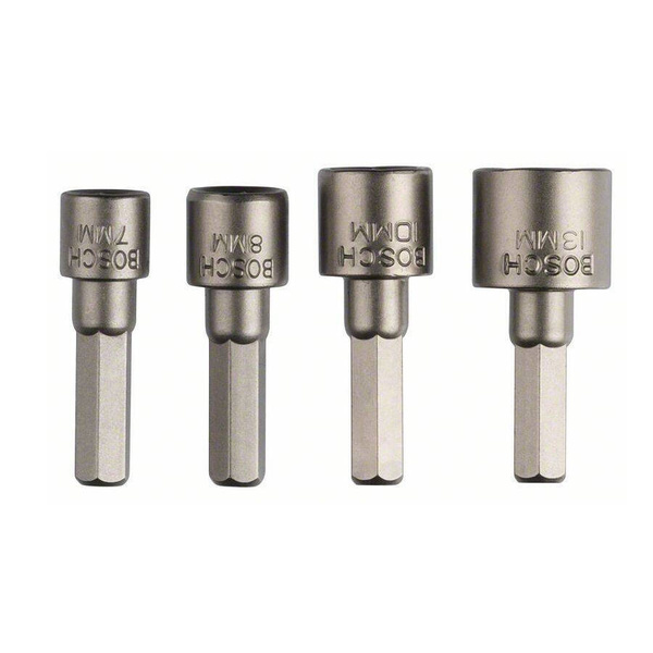 Klucze nasadowe Bosch zestaw 4szt. 2609255904