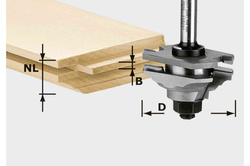 Frez profilowy HW S8 D46 x D12-NT Festool 490645