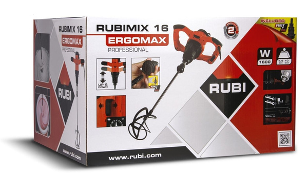 Mieszarka elektryczna RUBIMIX-16 ERGOMAX dwubiegowa