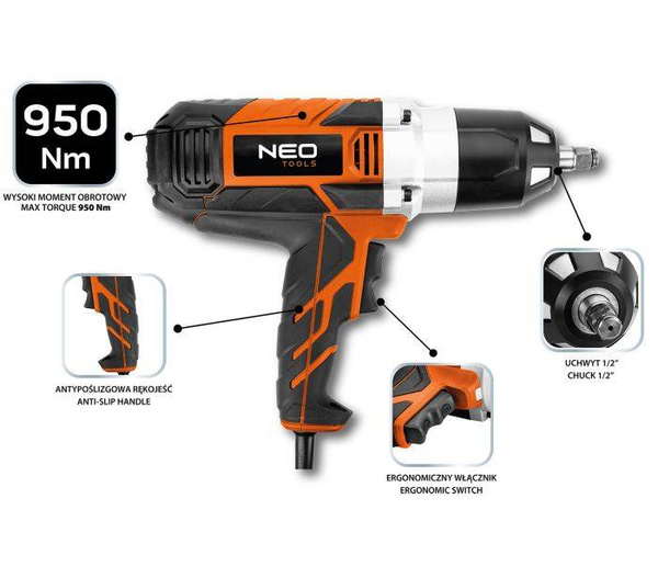 Klucz udarowy Neo Tools 04-720