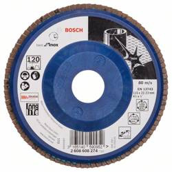 Listkowa tarcza szlifierska X581, Best for Inox 115x22,23x120 Bosch 2608608274