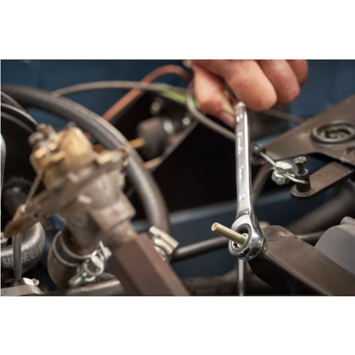 Zestaw kluczy płasko-oczkowych z grzechotką Stanley STMT82846-0