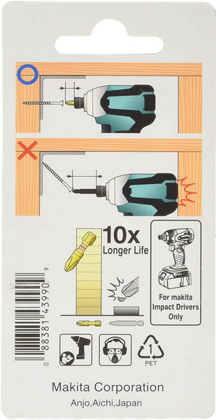 Zestaw 2 szt. bitów PH3 Makita B-42204