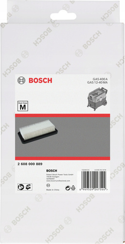 Filtr celulozowy Bosch GAS 400 / GAS 12-40 MA 2608000889