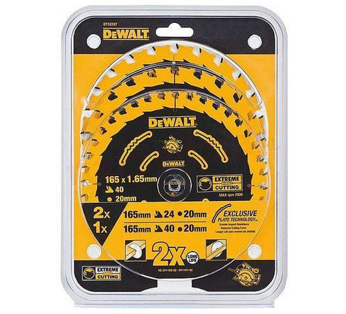 Zestaw 3 szt. tarcz do drewna Dewalt DT10397