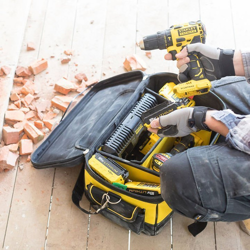 Torba narzędziowa z 2 portami do ładowania Stanley Fatmax FMCB100B-QW