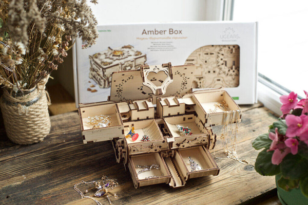 Bursztynowa szkatułka UGEAR 70090