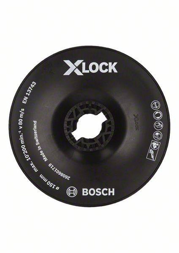 Talerz oporowy z systemem X-LOCK, 150 mm, twardy Bosch 2608601719