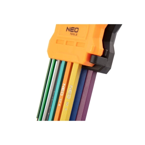 Zestaw kluczy imbusowych 1,5-10 mm NEO Tools 09-512