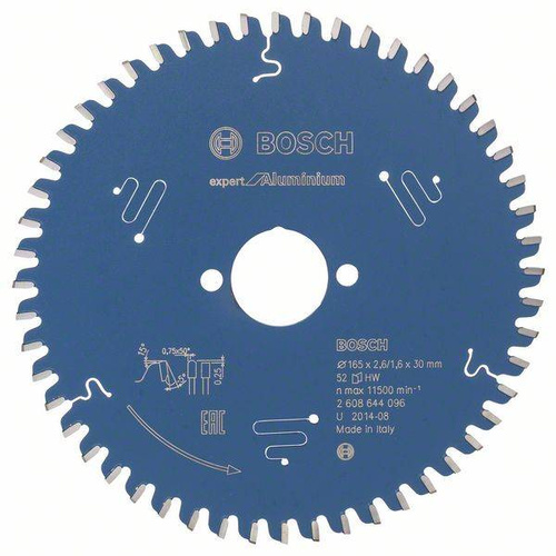Tarcza pilarska Expert for Aluminium 165x30 Bosch 2608644096