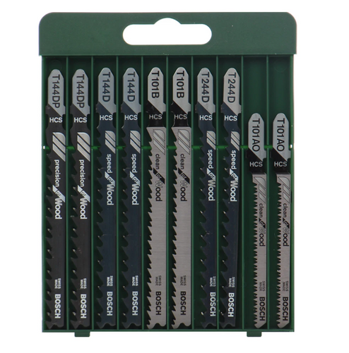 Zestaw 10 szt. brzeszczotów do wyrzynarki Bosch 2609256744