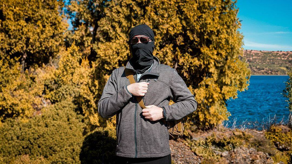 Bluza rozpinana OUTDOOR, pique, szara, NEO Tools 81-515-L rozm. L