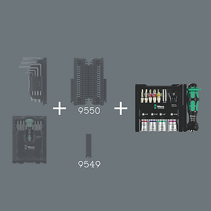 Zestaw nasadek i bitów Wera Tool-Check Modular Imperial 1 (05049001001)