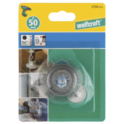 Szczotka doczołowa WolfCraft 2108000