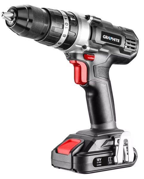Zestaw elektronarzędzi Graphite 58GS001+58GE132 z zestawem zasilającym