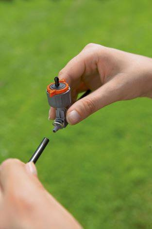 Regulowany kroplownik rzędowy z kompensacją ciśnienia 5szt. Micro-Drip-System GARDENA 08317-29