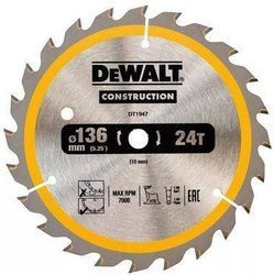 Tarcza do drewna do pilarek ręcznych DT1947 DeWalt