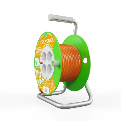 Przedłużacz bębnowy 20 m Plastrol Eco W-98946