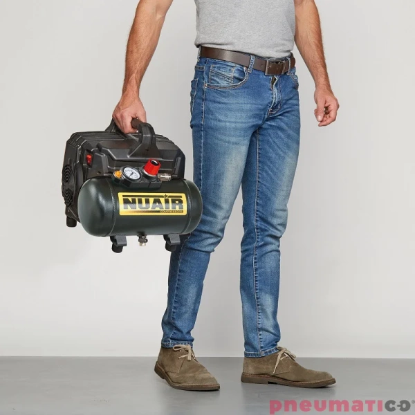 Kompresor bezolejowy 6L Nuair SILTEK+ B2BE104NUA