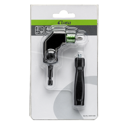 Przystawka kątowa do wiertarki 1/4 cala LUNA 244040309