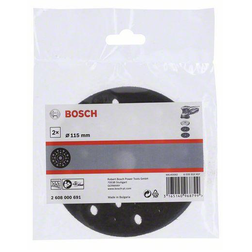 Pad saver warstwa pośrednia Bosch 115mm do szlifierek mimośrodowych - zestaw 2 sztuk