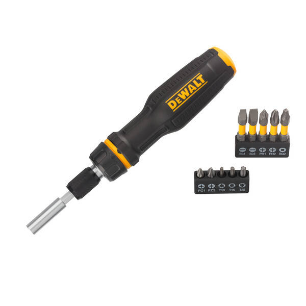 Uchwyt teleskopowy DeWALT DWHT68001-0 z bitami 10szt.
