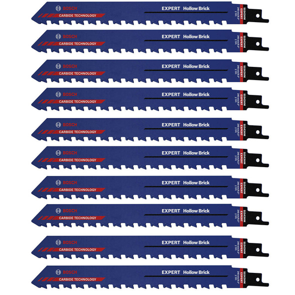 Brzeszczot do piły szablastej do cegły Bosch Expert S1543 HM - zestaw 10 sztuk