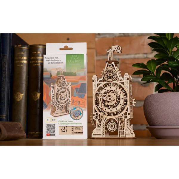 Stara wieża zegarowa UGEARS 70169