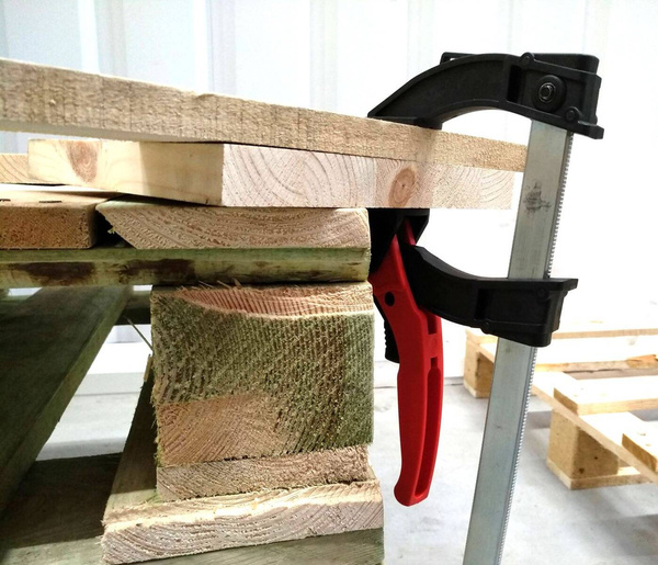 Zestaw 2 ścisków stolarskich 200 x 90 mm 4PRO 4PROZS640