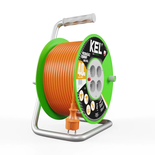 Przedłużacz bębnowy 40 m KEL W-97047