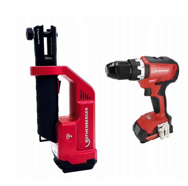 Zaciskarka z wiertarko-wkrętarką Rothenberger ROMAX COMPACT 3 + RO DD55 1580000000