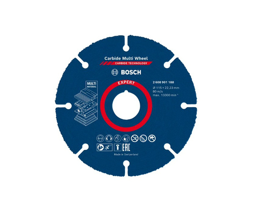 Tarcze tnące EXPERT Carbide Multi Wheel 115 mm, 22,23 mm
