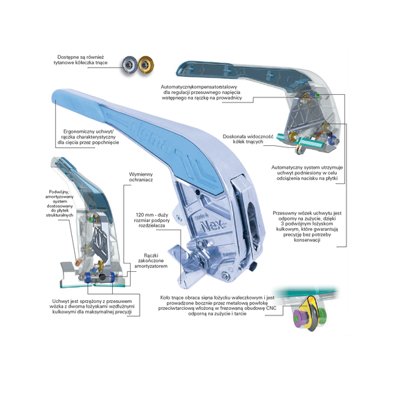 Ręczna przecinarka do płytek Sigma ART-4DN