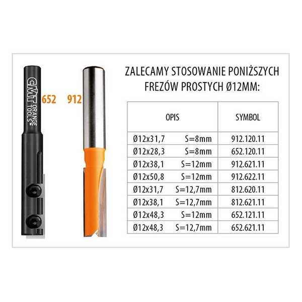 CMT Szablon do łączenia blatów CMT650