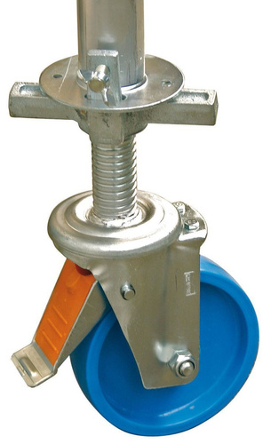 Zestaw rolek jezdnych (4 szt.) Ø 150 mm z regulacją wysokości 914309 KRAUSE