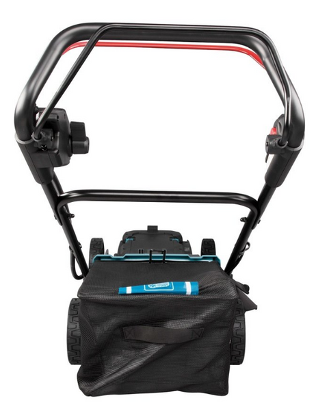 Kosiarka Makita LM001CZ samobieżna, do pracy z przenośnymi jednostkami zasilającymi PDC1200 oraz PCD01