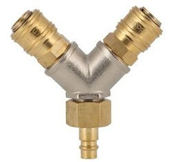 Trójnik typ Y 1/2" z szybkozłączami i wtykiem Euro 4303047 Airpress