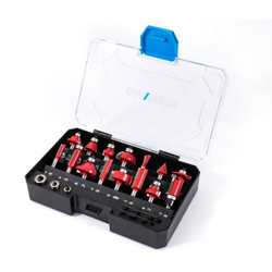 Frezy widiowe zestaw 15 szt. Graphite 56H241