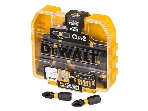 Końcówki do wkrętarki PZ2x25mm TORSION DeWalt DT70556T-QZ