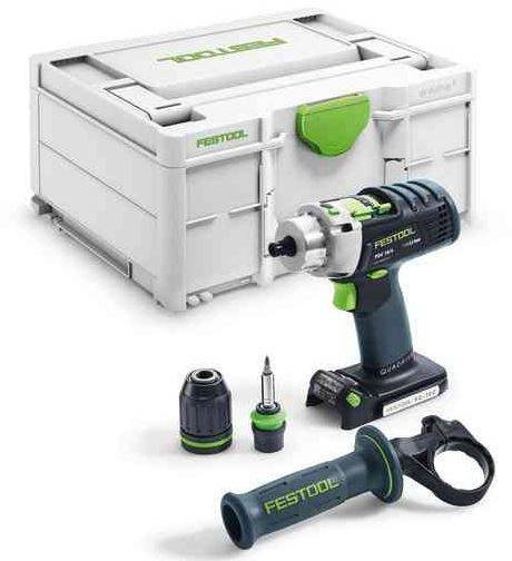 Akumulatorowa wiertarko-wkrętarka udarowa QUADRIVE PDC 18/4-Basic 576466 Festool + kufer
