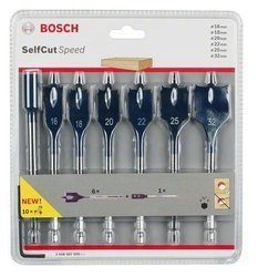 7-częściowy zestaw Wierteł  płaskich Self Cut Speed 2608587009 BOSCH