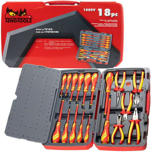 Zestaw szczypiec i wkrętaków Teng Tools 178700100