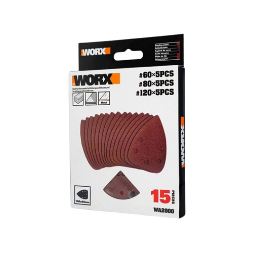Zestaw papierów ściernych Worx WA2000