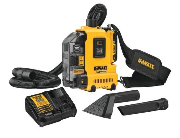 Akumulatorowy odkurzacz odciągacz pyłu DWH161D1 Dewalt + ładowarka + akumulator