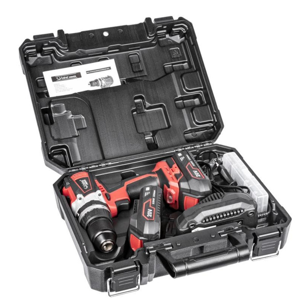 Wiertarko–wkrętarka udarowa Cedrus HD58Li zestaw CEDHD58LI-SET