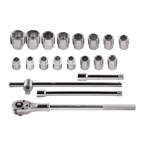 Klucze nasadowe NEO Tools 3/4" zestaw 21szt. 08-061