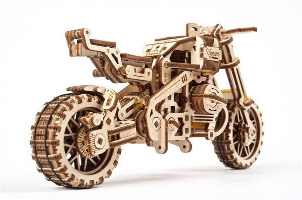 Motocykl Scrambler UGR-10 z bocznym wózkiem UGEARS 70137